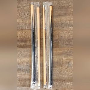 Set of 2 new 58" Pool Cue Sticks